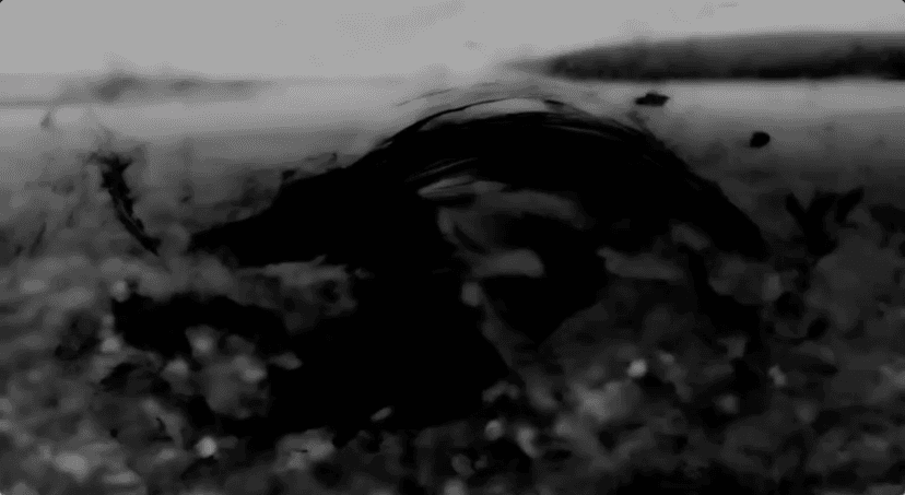Die Ferne jenseits des Blicks - untitled overpainting nr.25GE0