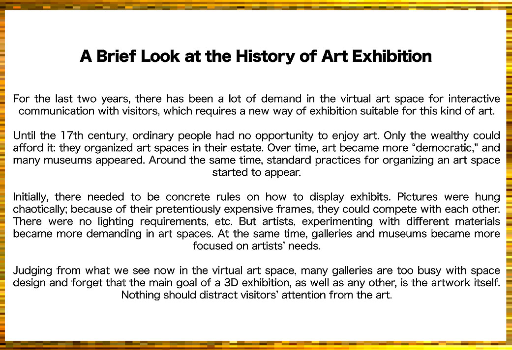 ACCOMPARTS Metaverse Art Gallery: Five Key Principles ACCOMPARTS Metaverse Art Gallery: Five Key Principles