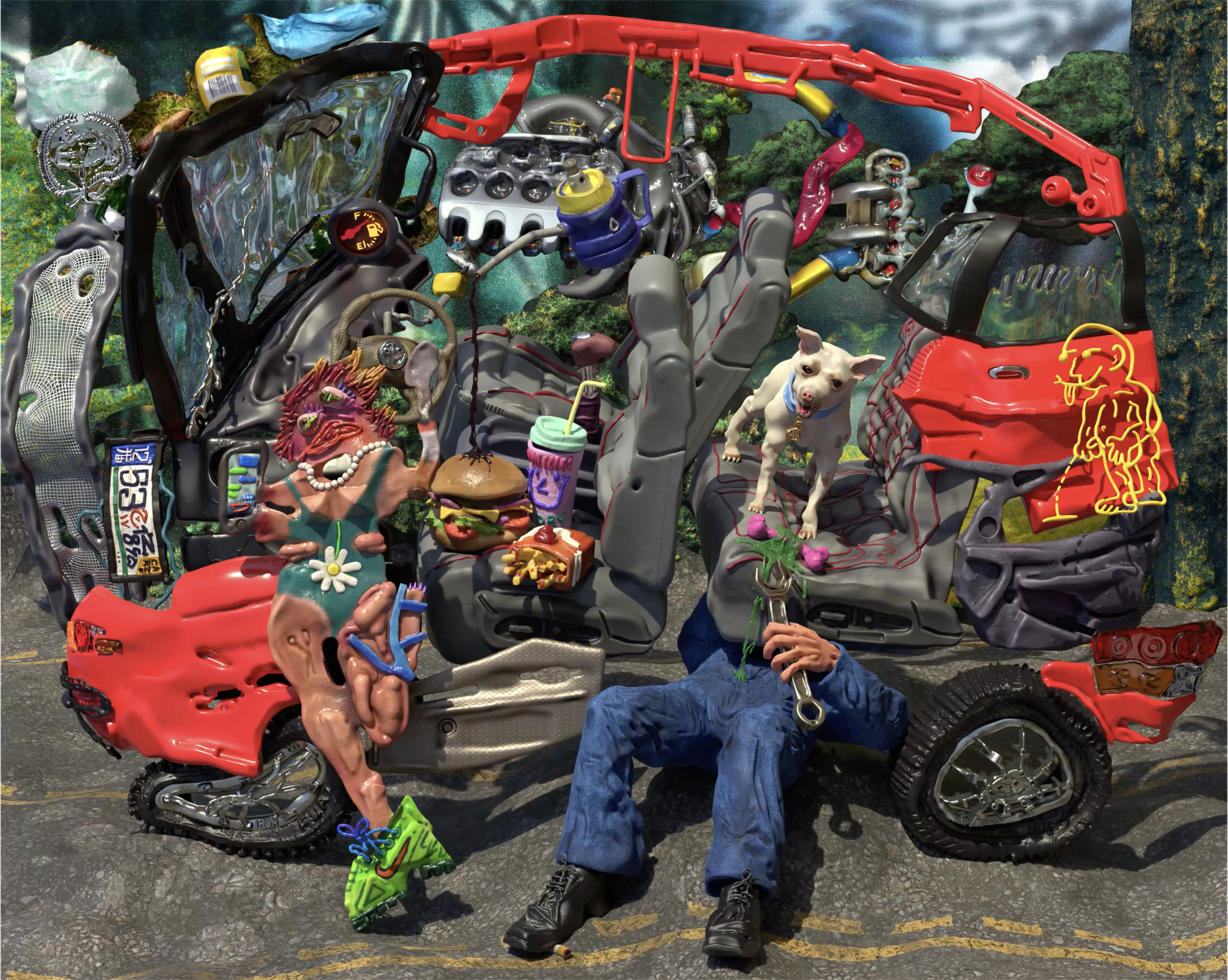 “Allusive and Ambiguous World” by digital artist Parsa Mostaghim
