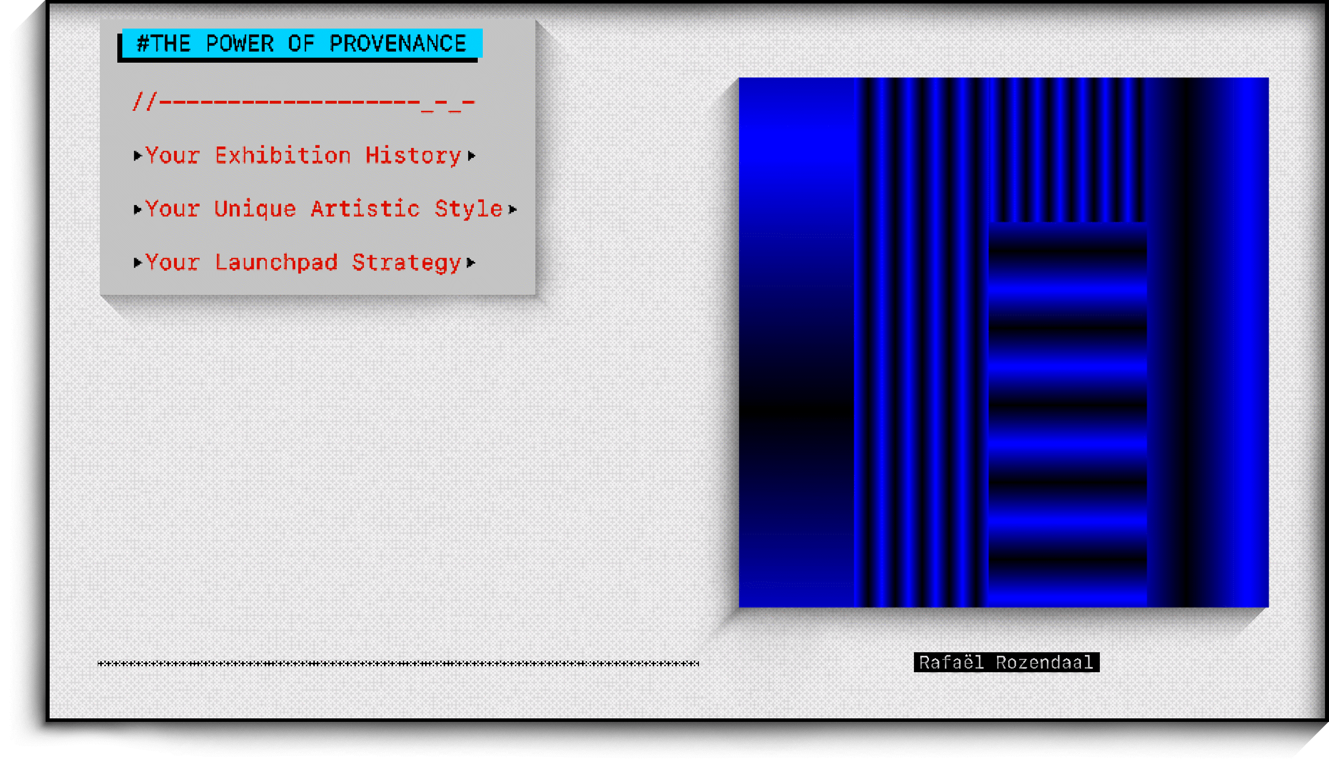 Four Powers Driving Generative Artists Four Powers Driving Generative Artists