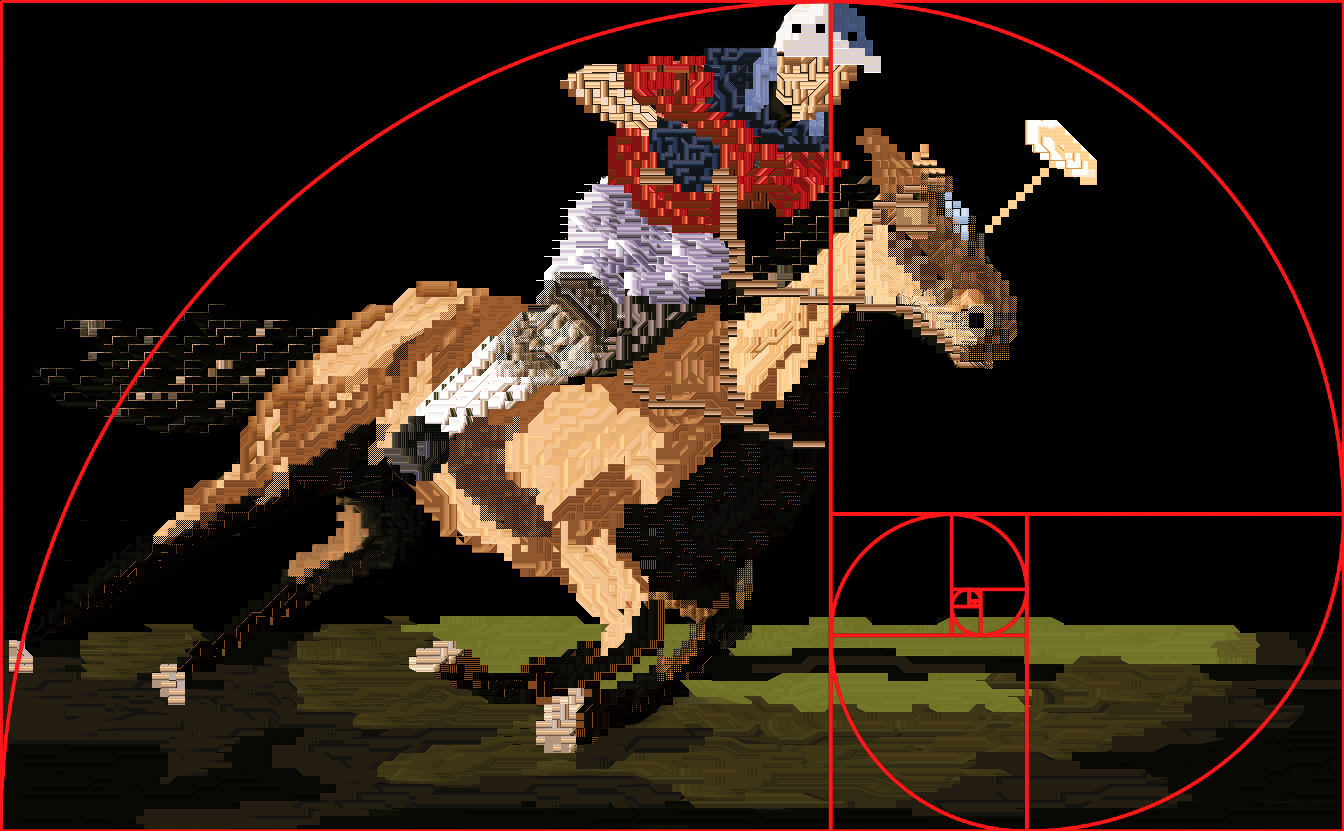 “The horse who gallops on the Polo field while the jockey focuses on his objective, ready to reach it !” by digital artist Ugo Digi. “The horse who gallops on the Polo field while the jockey focuses on his objective, ready to reach it !” by digital artist Ugo Digi.